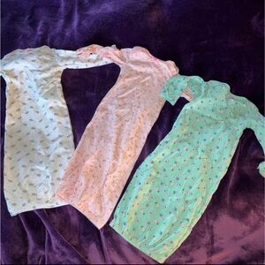 Baby Girl Nightgowns 0-3 Months- Like New! 🥰